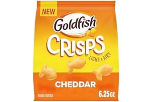Goldfishs Crisps Cheddar Crackers, 6.6 oz. bag w/JS REDHOK DEALZ Sticker