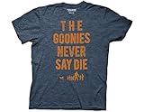 Ripple Junction Goonies The Goonies Never Say Die Adult T-Shirt Small Heather Navy