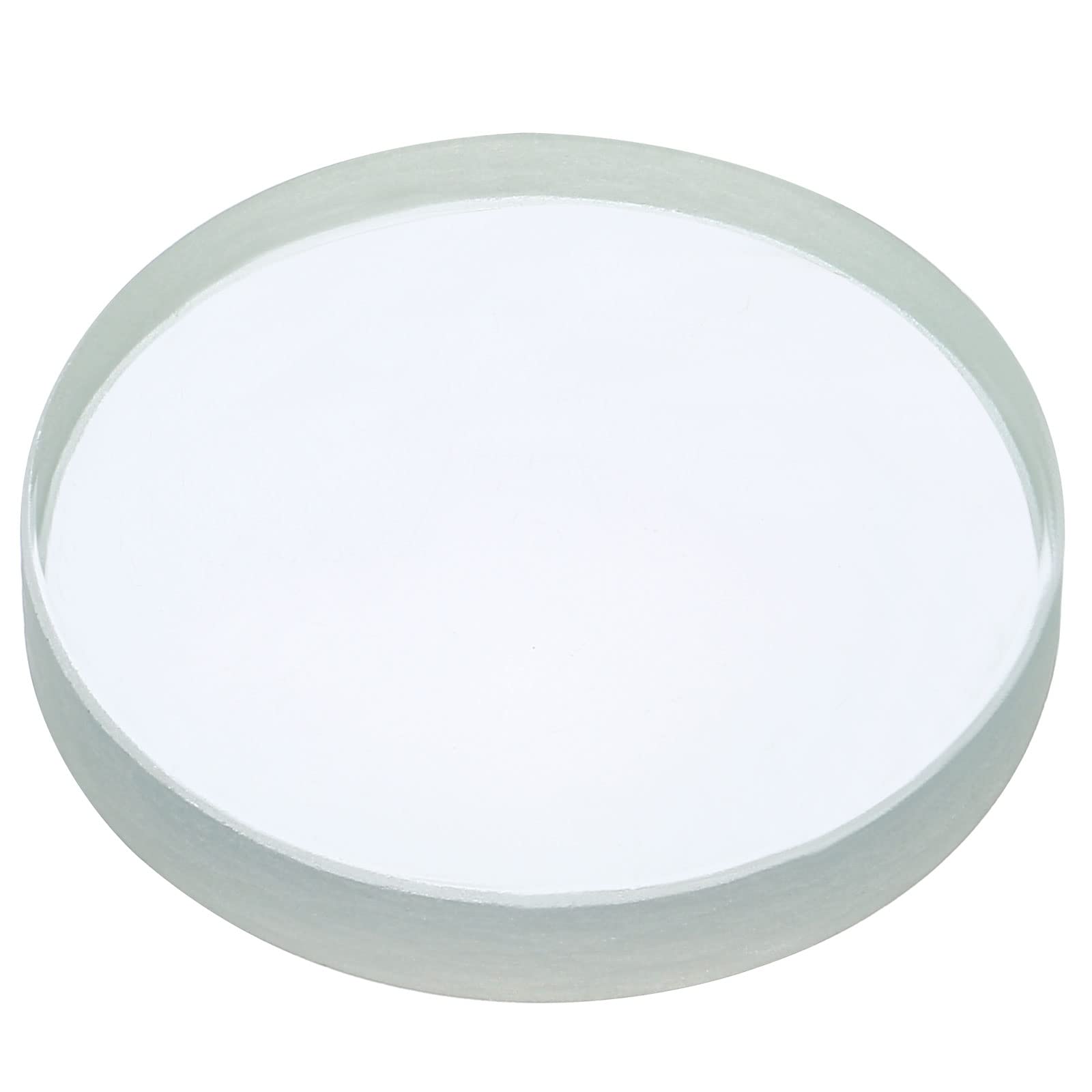 PATIKIL 4" (100mm) Focal Length Double Concave Lens, 50mm Diameter 8mm Height Glass Optically Polished Round Edges Lens for Physics Experiment, Clear