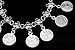 Bienvenu Vintage Coin Ankle Bracelet Tassel Gypsy Festival Beach Bohemian Anklet, Silver