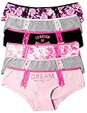 XOXO Juniors 6 Pack Cotton Hipster Panties with Lace