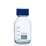 250ml/8.4oz Empty Thick Glass Graduated Reagent