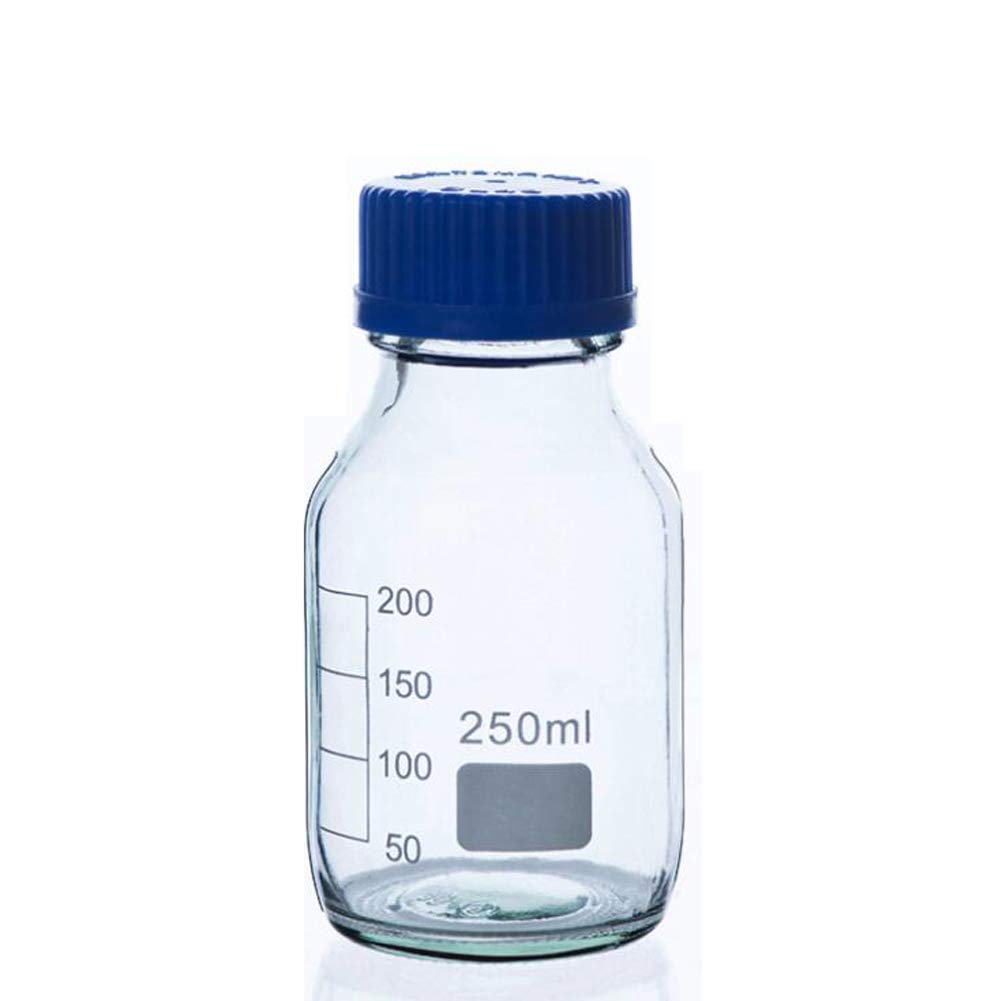 250ml/8.4oz Empty Thick Glass Graduated Reagent