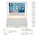 iPad Air 2 Keyboard Case, KVAGO Ultra Thin Alumium Hard Shell Case 7 colors Back-lit Wireless Bluetooth Keyboard Carrying Case for Apple iPad Air 2 Gen (Champagne Gold)