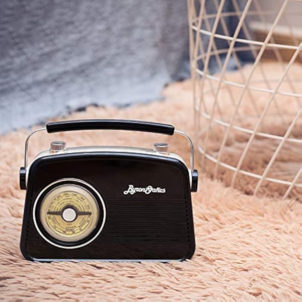 Byron Statics Radios Portable Am FM Analog Large Rotary Dial - Imagen 7