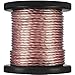 Monster - Black Platinum XP Clear Jacket 50' Spool In-Wall Compact Speaker Cable - Clear/Copper