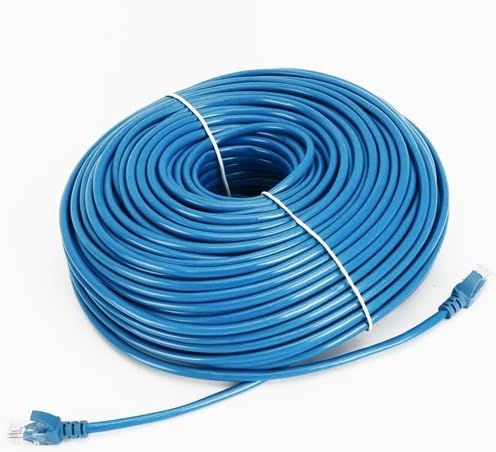 Cable N Wireless Blue 200FT CAT5 CAT5e RJ45 Patch ETHERNET Network Cable for PC, Mac, Laptop, PS2, PS3, Xbox, and Xbox 360 to Hook up on high Speed Internet from DSL or Cable Internet.