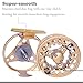 Croch Fly Fishing Reel with CNC-machined Aluminum Alloy Body 3/4 Gold