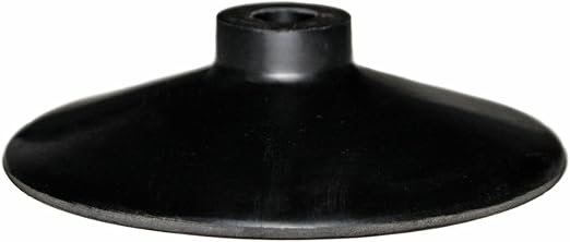 Vollgummi-Standfuß für Stangen mit ø 25 mm, Tellerfuß, Scheibenfuß