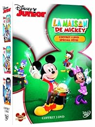La Maison De Mickey - Coffret 3 Dvd Spécial Fêtes - La Fanfare De Mickey + Le Train Express + Indices, Surprises Et Friandises - Pack