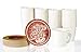 PERFECT 4 oz Paper Espresso Cups (50 ct) Bundled with Andaman Coaster – Mini Hot Disposable Cup for Coffee, Tea, Nespresso, Water, Shots, Wheat Grass, Sampling and also Cold Drinks – With Handle