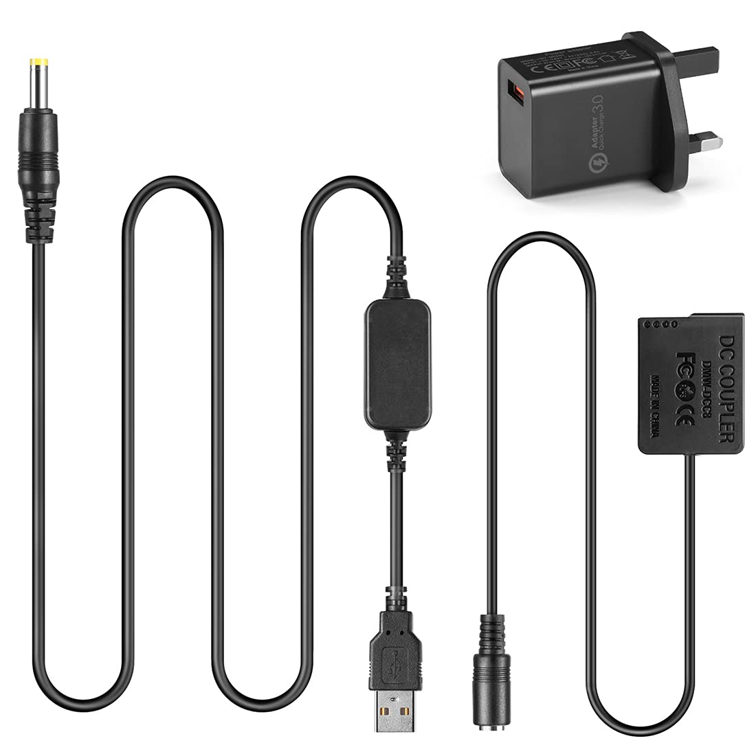 USB Cable DMW DCC8 DMW-BLC12 DMW-BLC12E Battery for Lumix Dummy GX8 FZ1000 FZ300 FZ200 G7 G6 G5 G80 G81 G85 GH2 GH2 K GH2S