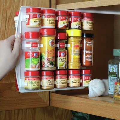 40 Clip Spice Organizer Set 10.25" H x 10.75" W x 4" D
