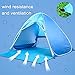 AUGYMER Beach Tent, UV Pop Up Sun Shelter Lightweight Beach Sun Shade Canopy Cabana Beach Tents Fit 2-3 Person