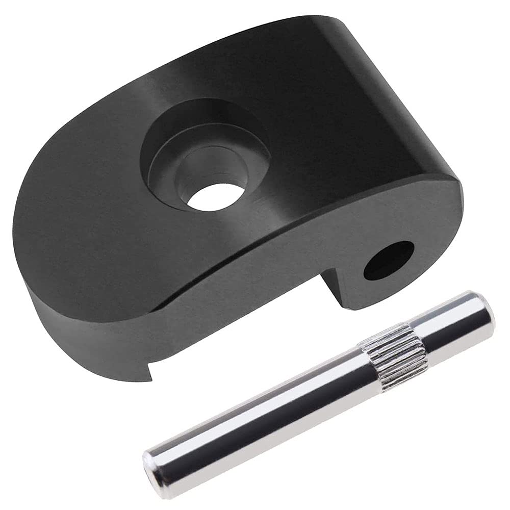 IYBQIU Folding Hook Lock Buckle Electric Scooter Replacement Reinforced Lock Black Reinforced Scooter Hook Lock for Electric Scooter M365/m365 Pro Replacement Part Accessory