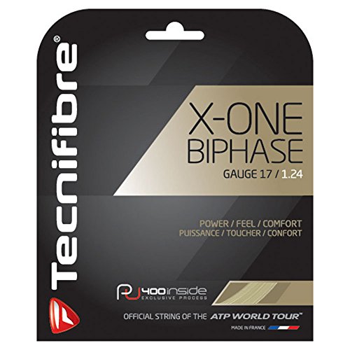 Tecnifibre x-one biphase (17-1.24mm) string set (natura…