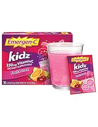 Ponche de frutas Alacer Emergen C para niños, 30 paquetes, EC404, 1, 1