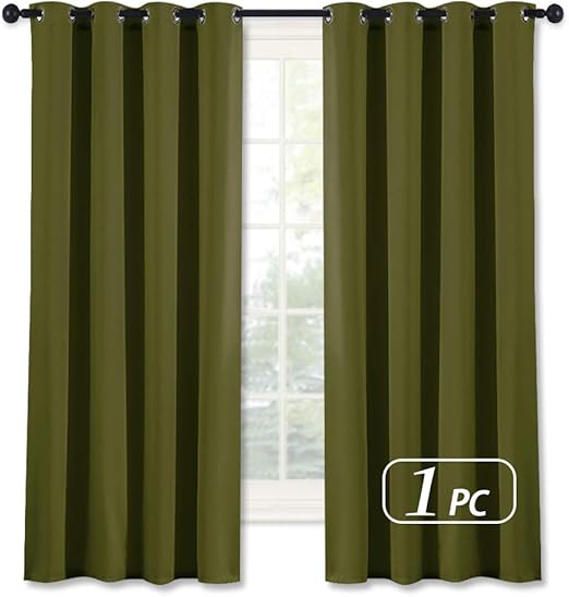 Amazon Com Nicetown Blackout Short Curtain For Small Window
