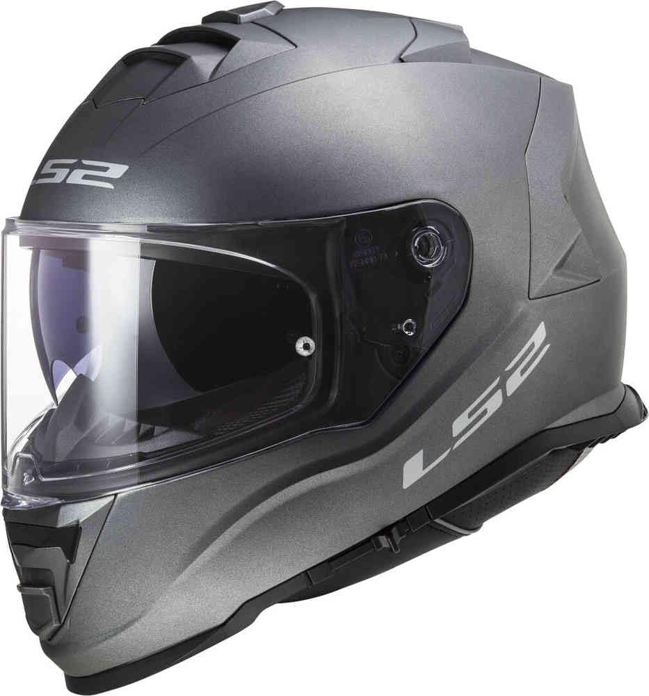 LS2 Motorcycle helmets FF800 STORM SOLID MATT TITANIUM, Titanium, S