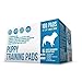 Bulldogology Puppy Training Pads - Pee Pads with Adhesive Sticky Tape (24x24) Large Dog Training Wee Pads with 6 Layer Extra Quick Dry Bullsorbent Polymer Tech (100-Count, White)