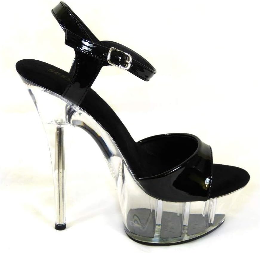 SexycaStiletto High Heel Platform Stripper Sexy Lap Pole Dancing Mule Shoes Size 3-8