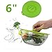 Reusable Silicone Food Storage Bag Food Grade Vegetable Storage Bag Versatile Preservation Bag Container for Fruits Vegetables Meat by SUQI set of 4