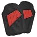 Motor Trend FlexTough 2 Tone Rubber Car Floor Mats for Auto - Heavy Duty All Season Black & Red