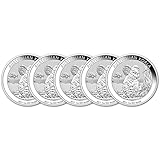 AU 2017 Australia Silver Koala (1 oz) Five Coins Brilliant Uncirculated