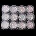 WOKOTO 12 Jars Multishapes Nail Glitter Sequins Paillette Shell Nail Glitter Holographic Flakies Star Heart Pearl Nail Art Decorations
