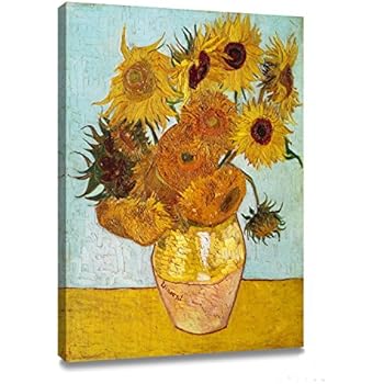 Amazon Com Artkisser Vincent Van Gogh Sunflowers Wall Art Vase