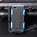 Cocomii Robot Belt Clip Holster Sony Xperia Z1 Compact Case, Slim Thin Matte Kickstand Swivel Belt Clip Holster Reinforced Drop Protection Fashion Bumper Cover for Sony Xperia Z1 Compact (Blue)