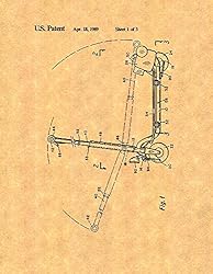 Sport Goped Motor Scooter Patent Print