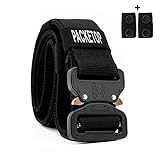 Packetop Tactical Belt Nylon Belt for Men - Gun Belts for Concealed Carry - Heavy Duty Webbing Belt Adjustable Military Style Belt - Battle Belt Shooter Belt EDC Belt