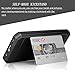Galaxy S7 Case, TILL(TM) Wallet Case [Card Pocket] Shockproof Dual Protective Shell Rubber Bumper with Card Holder Slot Kickstand Case Cover for Samsung Galaxy S7 S VII G930 GS7 All Carrier [Black]