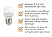 J.LUMI BPC4505 LED Light Bulb 5W, 40W Equivalent, 3000K Warm White, E26 Medium Base, NOT DIMMABLE, 1-Pack