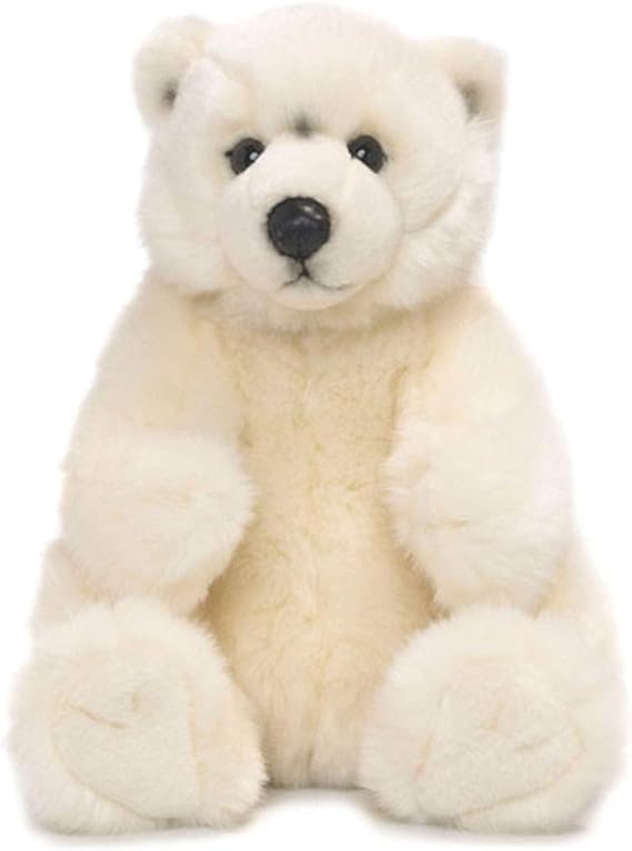 IBTT WWF cuddly Polar Bear plush stuffed animal soft toy 22cm sitting