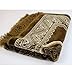 Modefa Turkish Janamaz Musallah Sajada Prayer Rug - Large Wide Plush Velvet 31 x 50in Noor (Teal)