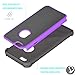 Tekcoo iPhone 6S Case, iPhone 6 Sturdy Case,[Tmajor] for iPhone 6 / 6S (4.7 INCH) Case Shock Absorbing Impact Defender Slim Cover Shell w/Plastic Outer & Rubber Silicone Inner [Purple/Black]