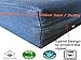 Dogbed4less Jumbo 55X47X4 Inches Blue Color Denim Jean Dog Pet Bed External Zipper Duvet Cover - Replacement Cover only