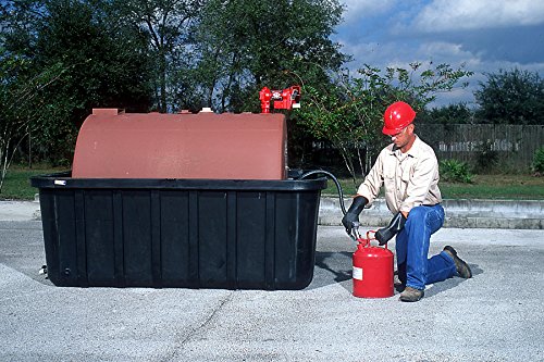UltraTech 2820 Polyethylene Ultra-550 Containment Sump with 3/4" Drain, 605 Gallon Capacity, 5 Year Warranty, Black - Thumbnail 2