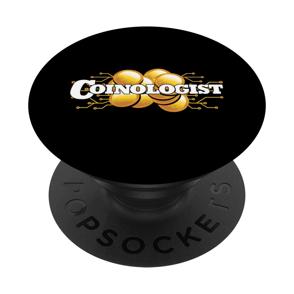 Numismatics Coinologist Coin Collecting Hobby Collectors PopSockets PopGrip: Swappable Grip for Phones & Tablets