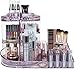 Sorbus Rotating Makeup Organizer Station Nail Bar, 360° Rotating Adjustable Carousel with Tray for Cosmetics, Skincare, etc. Great for Vanity, Bathroom, Bedroom (Purple)