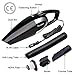 Car Vacuum Cleaner, Vacplus DC 12V Portable Handheld Vacuum Cleaner for Car with 4.5KPa Suction, 1 Extra HEPA Filter, 1 Carrying Case, 16.4ft Cable, Electrical Gauges Vauum for Wet&Dry Use- Black
