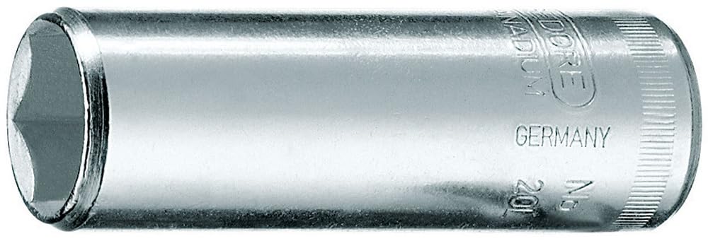 Gedore 20L8 1/4-Inch - 8 mm Long 6 Hex Screws Socket - Silver
