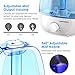 URPOWER Humidifiers, 3 Litres Ultrasonic Cool Mist Humidifier with Night Light, Sleep Mode, Adjustable Mist Vent and Mist Output, Waterless Auto off Humidifiers for Bedroom, Baby Room, Office