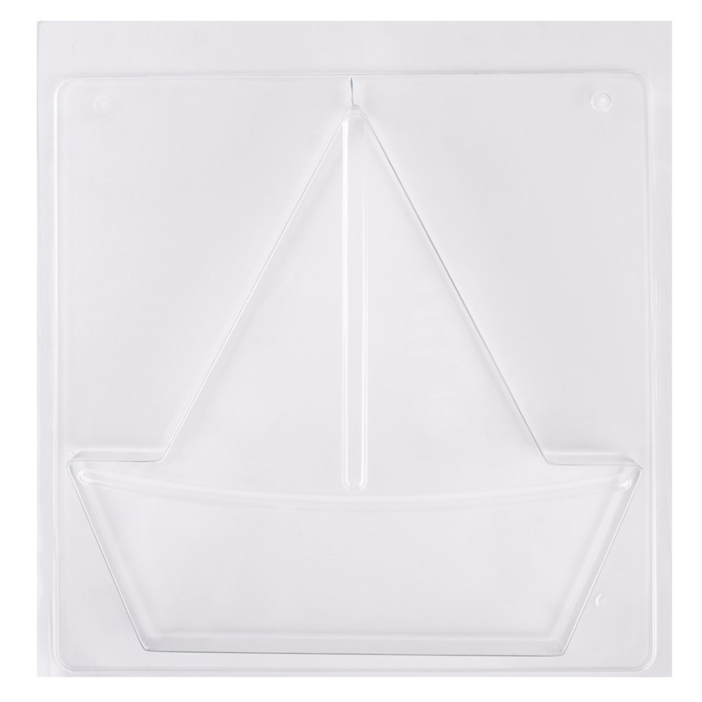 Rayher Sailing Boat Shaped Casting Mould for Concrete Crafts, Mould with Sailboat Design for Plaster of Paris, Plastic Boat Shape for Moulding, 28x26.5x4cm, 36085000