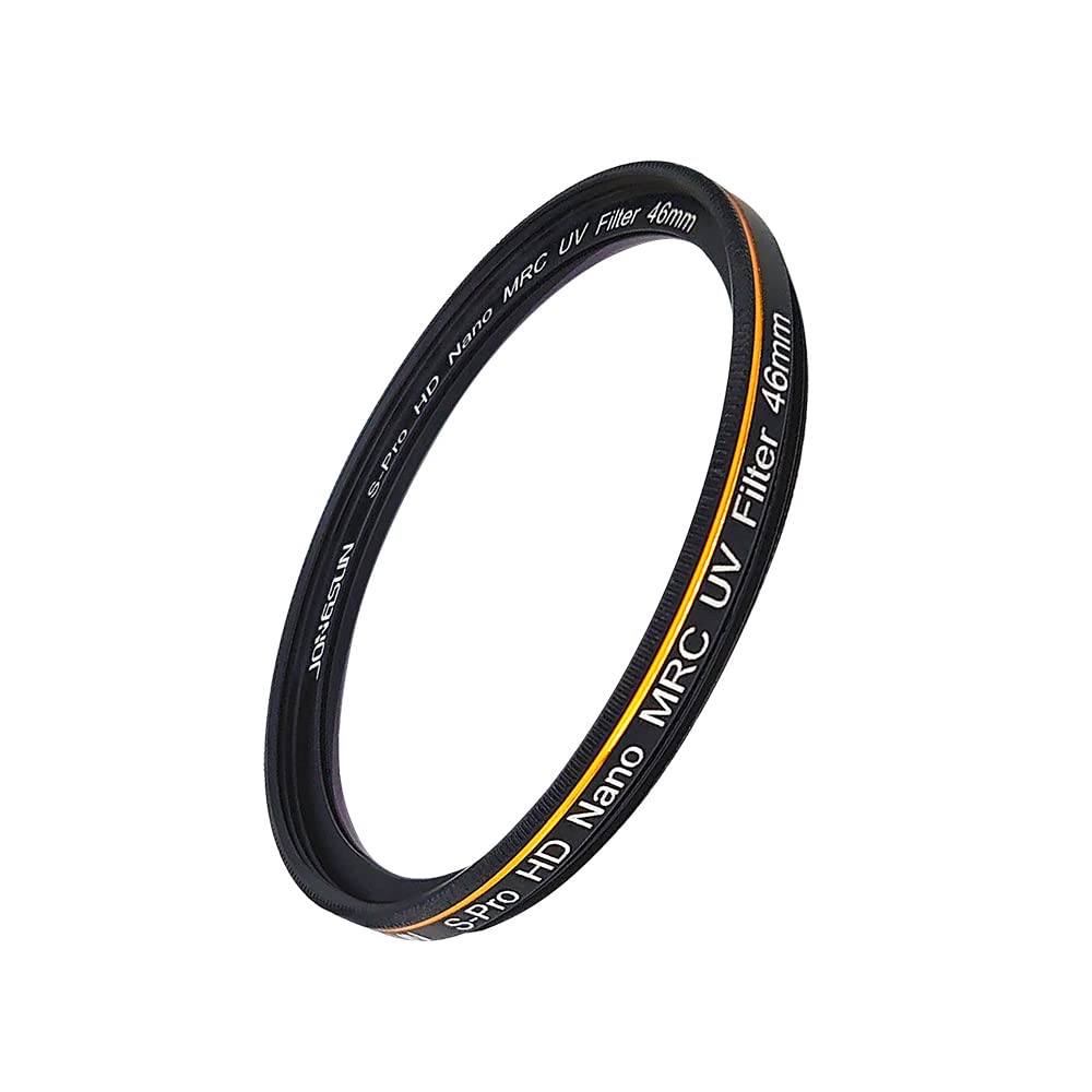 JONGSUN UV Filter 46 mm, S-Pro HD Nano MRC Multilayer Coating, B270, Cameras Ultraviolet Protective Filter