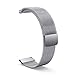 Goorovgi for Garmin Vivosmart HR Bands Replacement Milanese Loop Stainless Steel Metal Band Strap Bracelet with Magnetic Lock for Garmin Vivosmart hr Women Men (Silver)