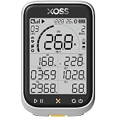 XOSS G+ Gen3 GPS Bike Computer, Bluetooth LCD Cycling Speedometer | Customizable X Button, Smart Light Control, IP67, Bluetooth/ANT+, 40H Battery, USB-C, 50+ Metrics, Multi-Satellite GPS
