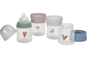 noüka Baby Bottle & Milk Storage Kit | Woodland